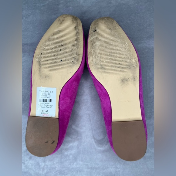 STELLA SUEDE FLATS - TWIST DETAIL - Picture 3 of 7